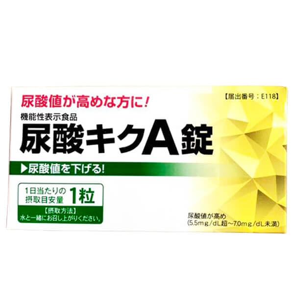 ✤当日発送✤ はつらつ堂 尿酸キクA錠 2箱【新品未開封】 Amazon | はつらつ堂 尿酸キクA錠 9g（300㎎×30錠）2箱セット